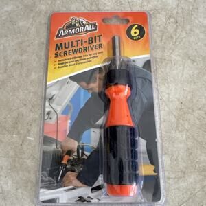 ArmorAll Multi Bit Screwdriver - 6 Bits New In Package